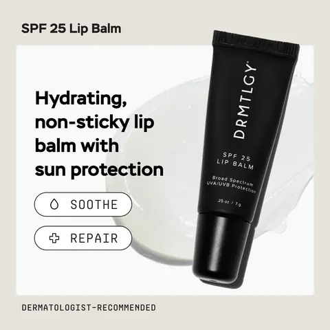 DRMTLGY SPF 25 Lip Balm 0.25 oz with Peppermint