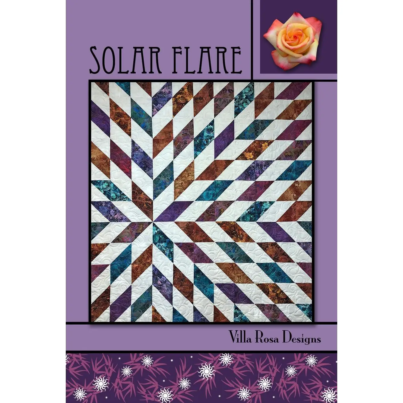 Solar Flare - Villa Rosa Designs Pattern Only Postcard