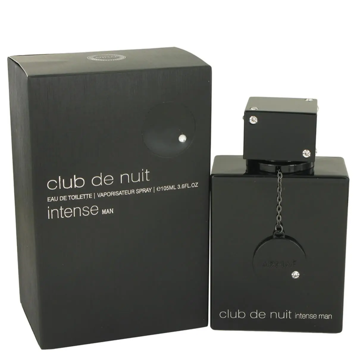 Armaf Club De Nuit Intense Man Eau De Toilette, Long Lasting Fragrance, Fruity Smoky Signature Scent for Men, 3.6 fl oz Spray Bottle