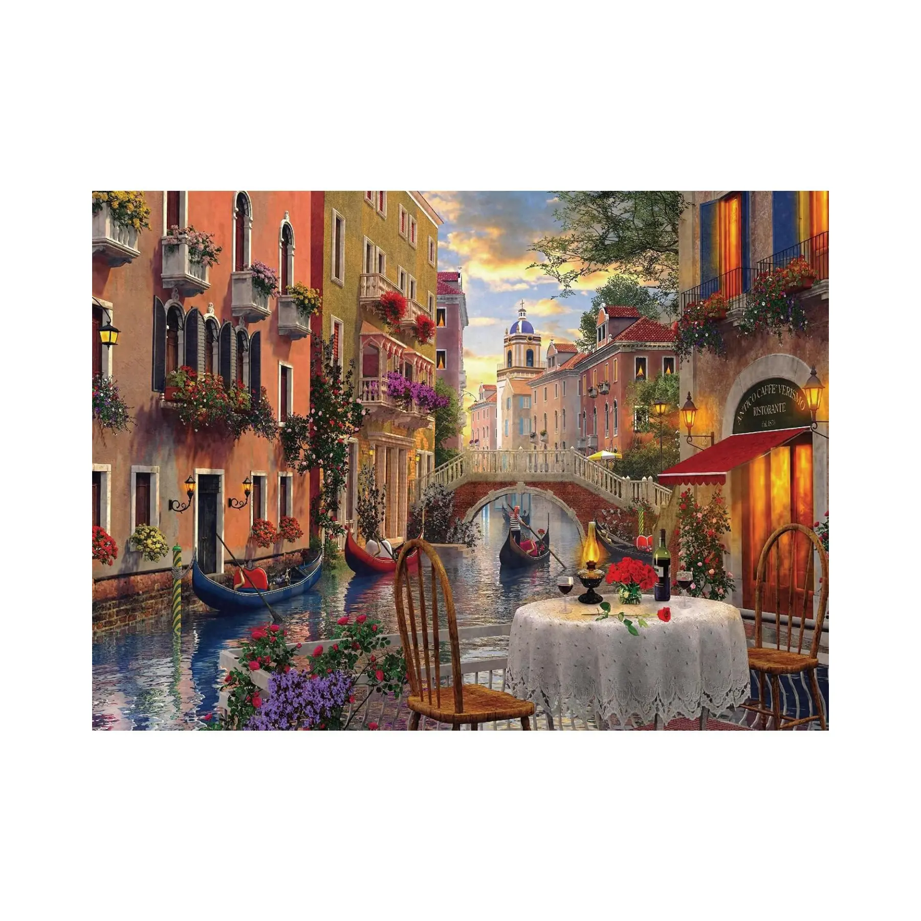 500 Piece Puzzles for Adults Romantic Venice Puzzles for Adults Italy Puzzles 500 Pieces for Adults Holiday Educational Challenge Puzzle