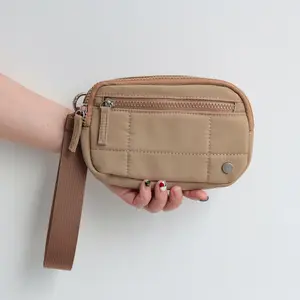 Multifunctional Nylon Zipper Sports Portable Wallet,  Wallets for Women Fashionable Lightweight Waterproof Phone Wallet and Card Holder, Casual Versatile Wristlet for Daily Used