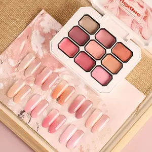 FlexOne 9 watercolor Pat Pat Ombre Gel Set palette or Nail Art ombre gel nail gel painting thick gel