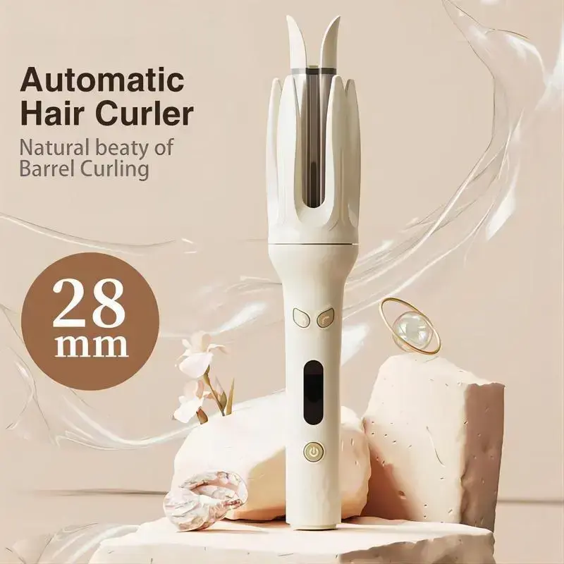 Automatic curling iron, household rotating curling iron, negative ion automatic curling iron, providing 4 temperature modes for women's hairstyles, Valentine's Day gift, automatic curling iron Automatic curling iron, household rotating curling iron, negative ion automatic curling iron, providing 4 temperature modes for women's hairstyles, Valentine's Day gift, automatic curling iron