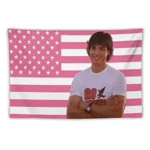 Tom Art Welling Tapestry Wall Hanging - High-Impact Print Home Textile with Modern Stripe Design, Home Decor for Bedroom, Living Room - Concert Banner, Sofa Side or Bedside Wall Decoration