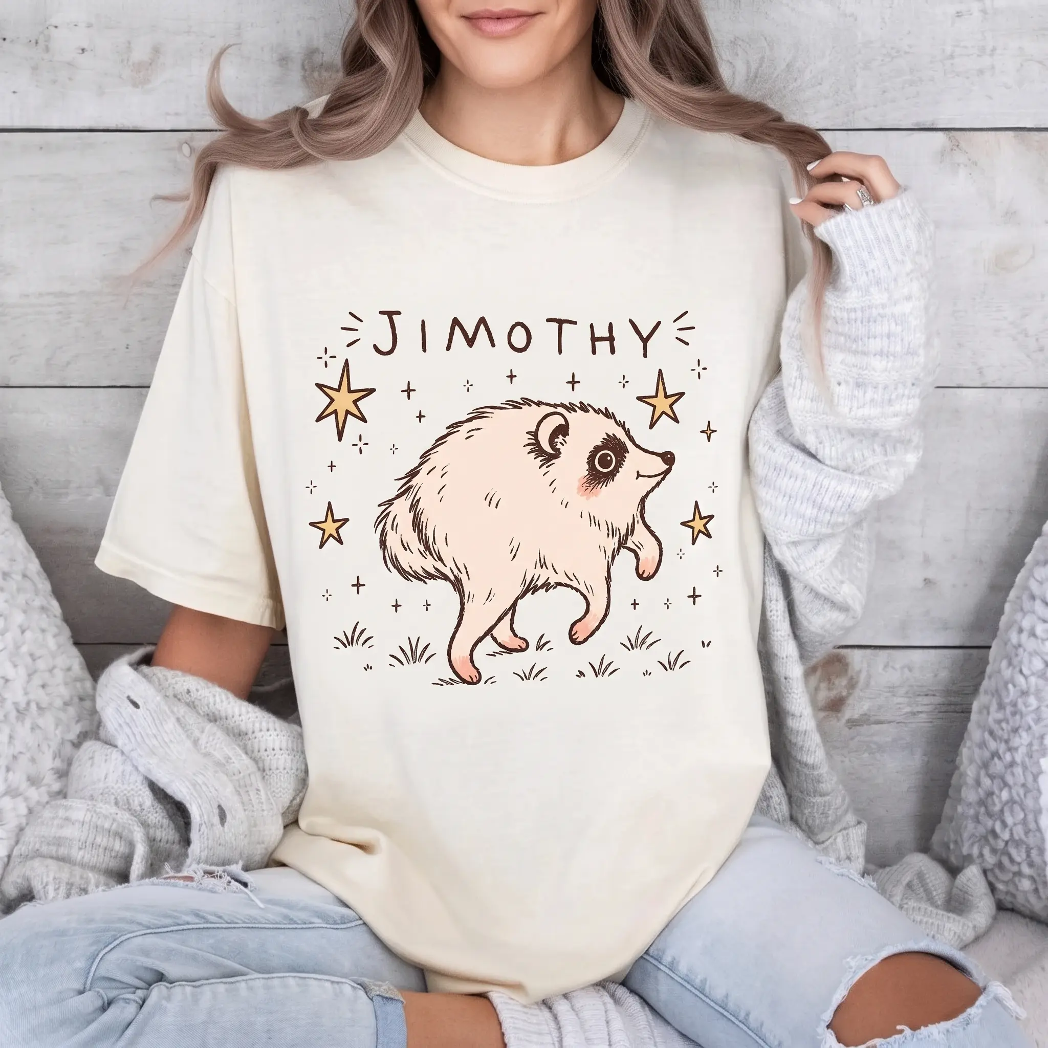 Jimothy Raccoon T-Shirt, Viral Racoon Meme Tee, Funny Seattle Raccoon Sweatshirt, Internet Meme Graphic Shirt