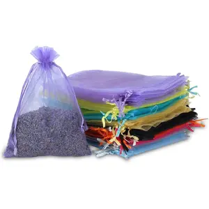 100 count Small Mesh Bags Drawstring 3x4,Sheer Organza Bags Drawstring for , Mesh Party Wedding Favor Bags for Small Business,Candy,Bracelet Packaging,Empty Sachet Bags (Mixed Color)