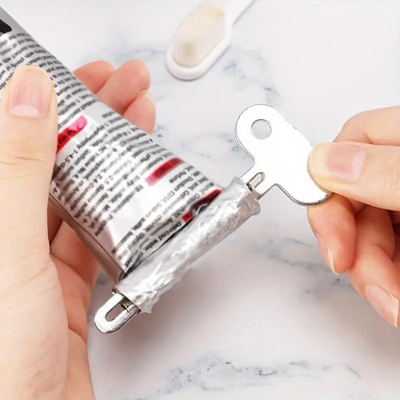 1pc No-PVC Reusable Manual Toothpaste Squeezer - Daily Adult Bathroom Gadget, Dental Care Tube Dispenser, Home Supplies Accessory for Facial Cleanser