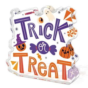 Halloween Table Decoration, Cute Pumpkin Ghost Decor for Home Office Party Bar, Perfect Halloween Gift, Creative Desktop Ornament