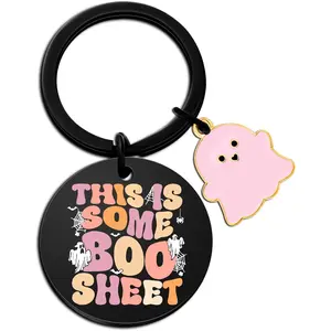 Halloween Gifts Boo Basket Ghost Keychain Gifts for Her Women Teen Girls Perfect Halloween Boo Basket Ideas Gift for Teen Girl Cool Stuff Funny Gift for Him Her Halloweens Baskets Stuffers