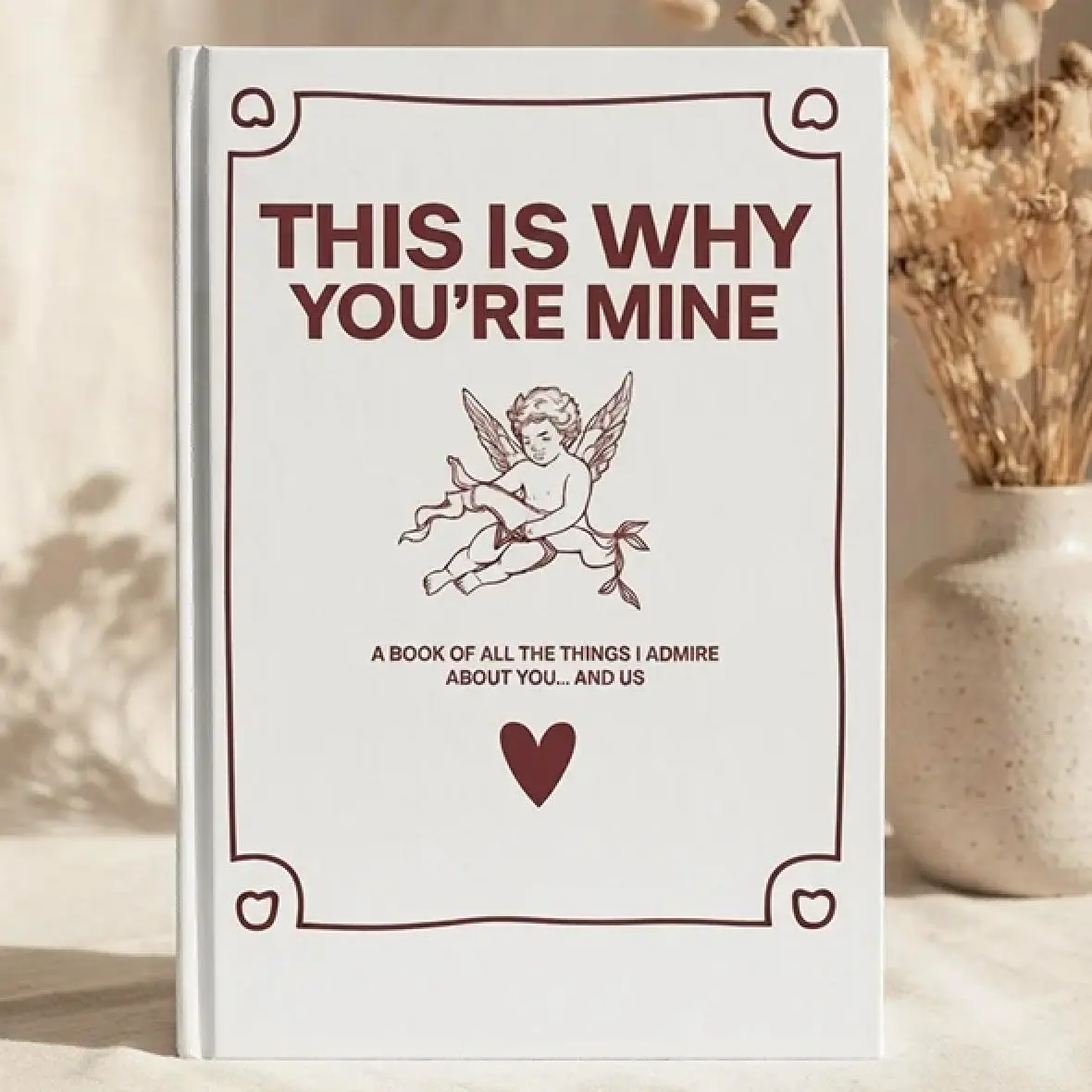 This Is Why You’re Mine Romantic Guided Journal Notebook - Aesthetic Notebook with 70+ Prompts, Sentimental Birthday Gifts for Boyfriend, Relationship Gift for Partner (Books, Psychology & Relationships Category)