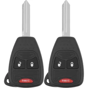 Suitable for 2004-2009 Dodge and 2006-2010 Chrysler Keychain, 2 Pieces