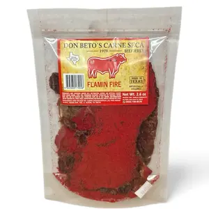 Don Beto’s Beef Jerky- Flamin’ Fire 2.6 oz Made in Texas Don Beto’s Beef Jerky- Flamin’ Fire 2.6 oz Made in Texas