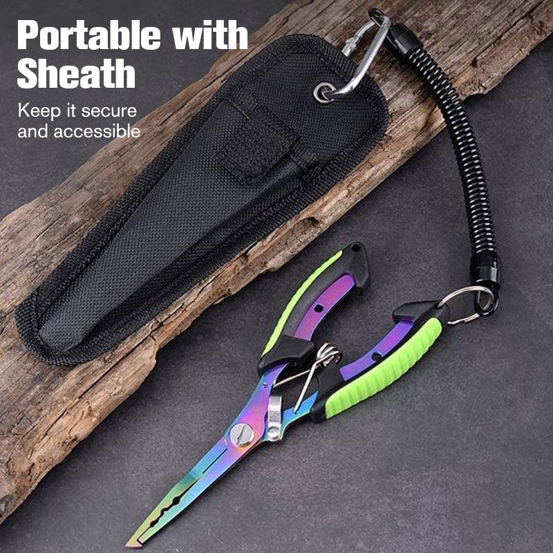3-in-1 Colorful Multifunctional Fishing Pliers: Integrates Line Cutters and Split Ring Pliers; Suitable for Freshwater and Saltwater Fishing; A Perfect Gift Designed with Anglers in Mind 3-in-1 Colorful Multifunctional Fishing Pliers: Integrates Line Cutters and Split Ring Pliers; Suitable for Freshwater and Saltwater Fishing; A Perfect Gift Designed with Anglers in Mind