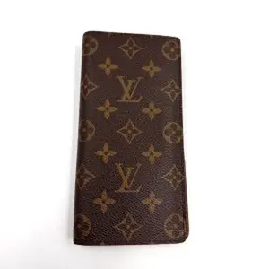 Pre-owned Louis Vuitton As Shown Crossbody Bags HZ0019 Brazza Monogram Long Wallet 12.05