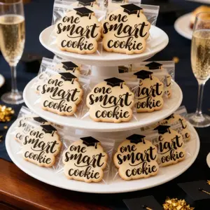 50pcs Graduation Gift Bags, Cookie & Candy Bags, Gift Packaging Bags, Graduation Party Favor Bags, Snack Bags, 2026 Graduation Party Supplies