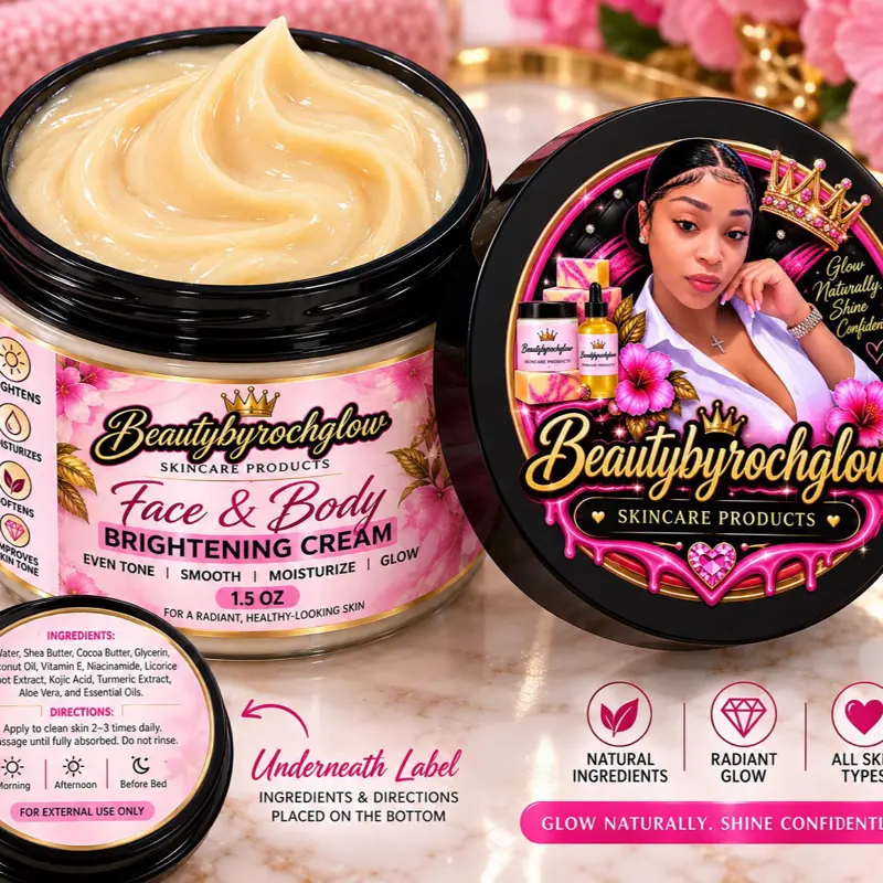 Beautybyrochglow 1.5oz Face and Body Cream
