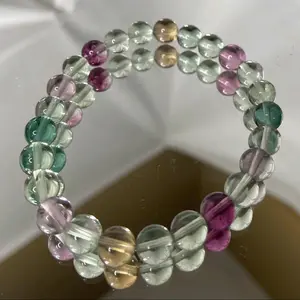 High Quality Flourite Crystal Gemstone Bracelet