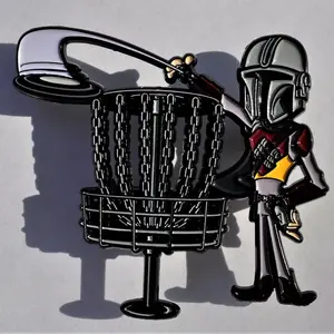 Mandalorian Disc Golf Pin - Enamel