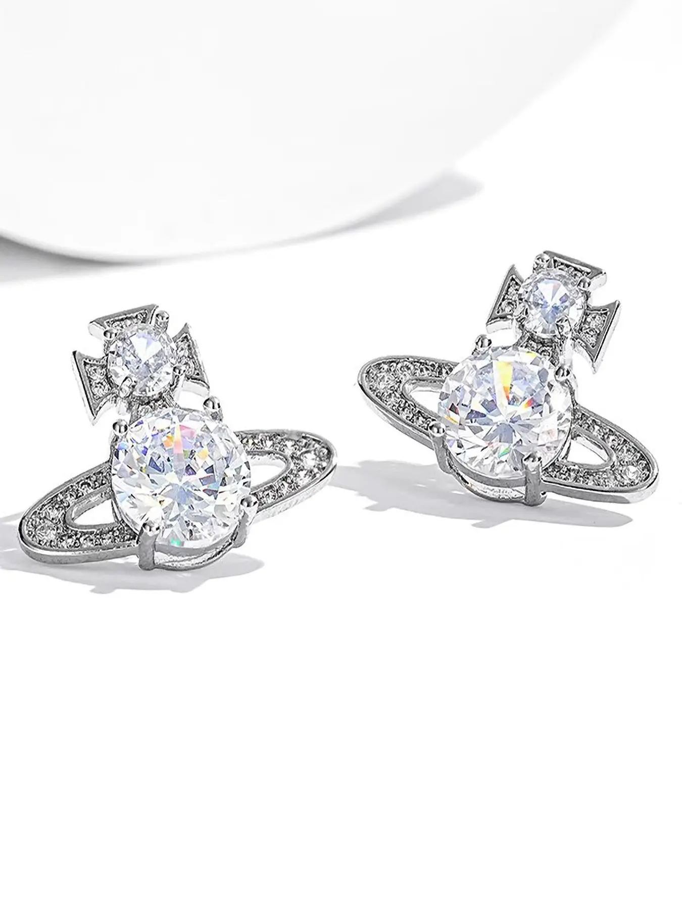 silver vivienne westwood earring - TikTok Shop