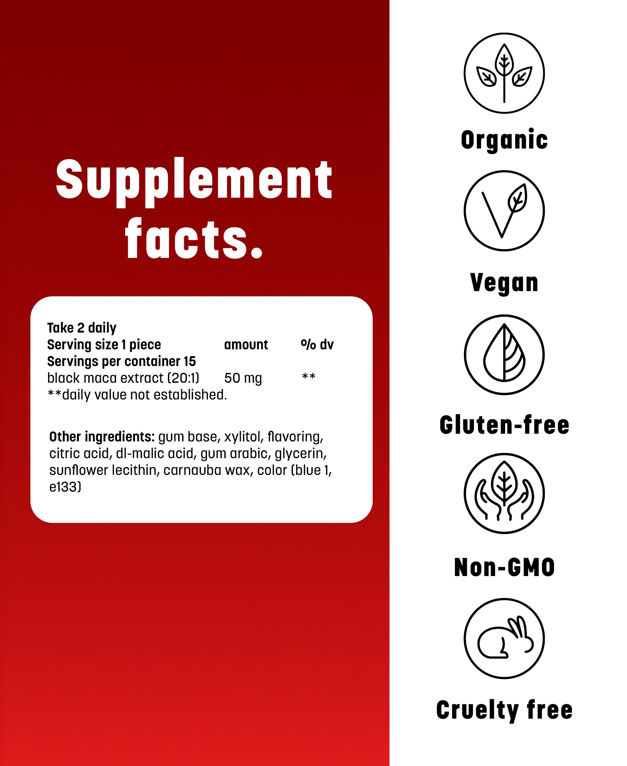 Clooudie Meow Chewing Gum, Cherry Flavor, 30 Gum, Support Confidence & Vitality, Maintain Daily Balance, Support Monthly Comfort, Dietary Supplement, Sugar Free Clooudie Meow Chewing Gum, Cherry Flavor, 30 Gum, Support Confidence & Vitality, Maintain Daily Balance, Support Monthly Comfort, Dietary Supplement, Sugar Free