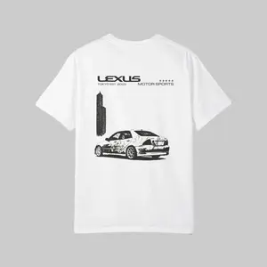 Lexus IS300 Vintage-style Car illustration T-Shirt Sweatshirt Hoodie 2 Sided, JDM Street Racing Graphic Tee