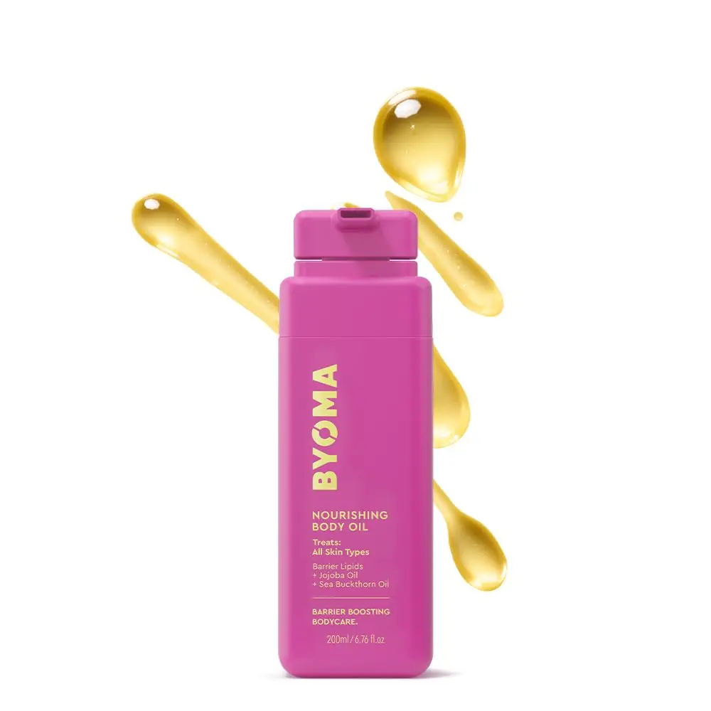 BYOMA Nourishing Body Oil | For All Skin Types, Lightweight, Fast-Absorbing, Jojoba & Seabuckthorn, Hydrates, Brightens & Restores Skin Barrier