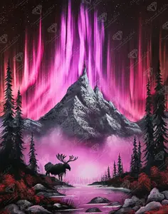 Diamond Art Club® Vibrant Peaks Diamond Painting Kit