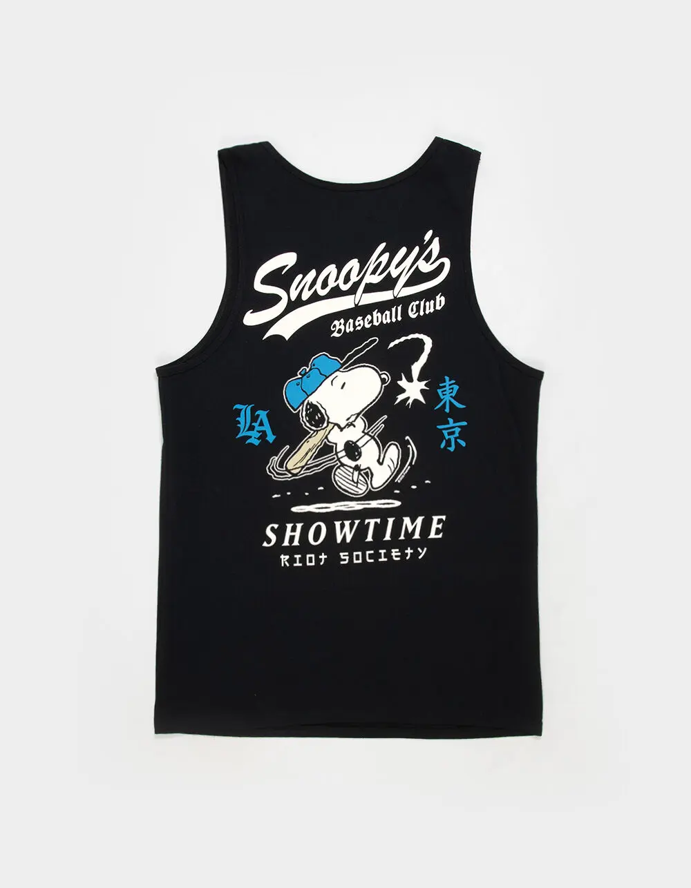 RIOT SOCIETY x Peanuts Baseball Mens Tank Top