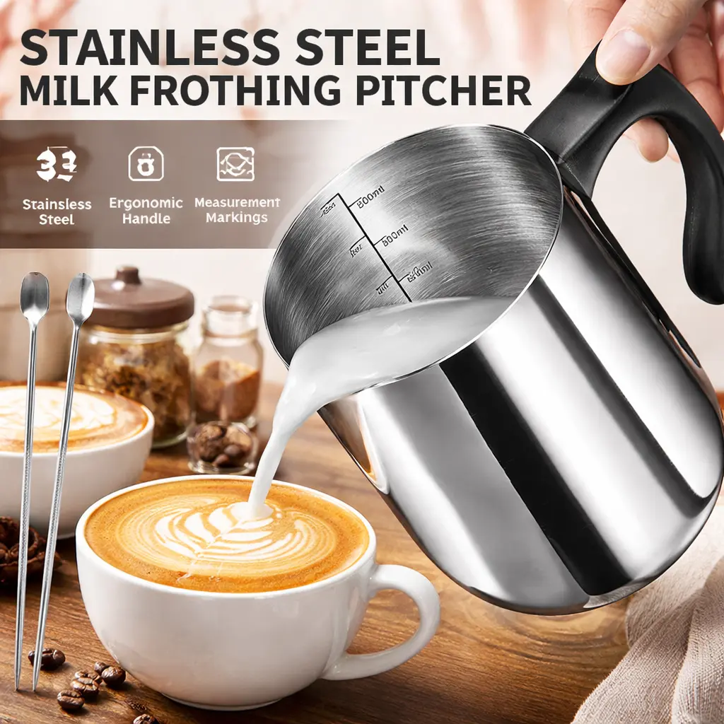 32oz (900ml) Kitchenware Grade Stainless Steel Candle Pouring Pot - Mess-Free Dripless Spout, Dual Measurement Markings, Heat-Resistant Handle Wax Melter for DIY Projects, Gift for Candle Lovers