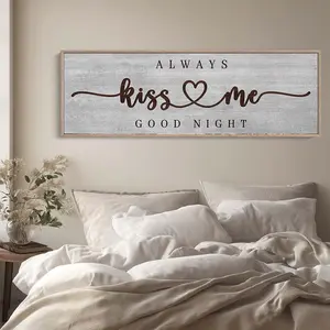 Vintage Letter Pattern Canvas Poster without Frame, Inspirational Quote Theme Wall Art, Home Room Decoration for Gifts