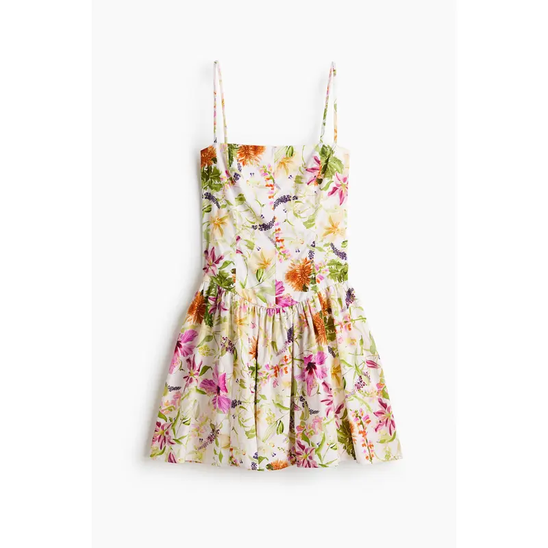 FLARED-SKIRT DRESS hm - TikTok Shop FLARED-SKIRT DRESS hm - TikTok Shop