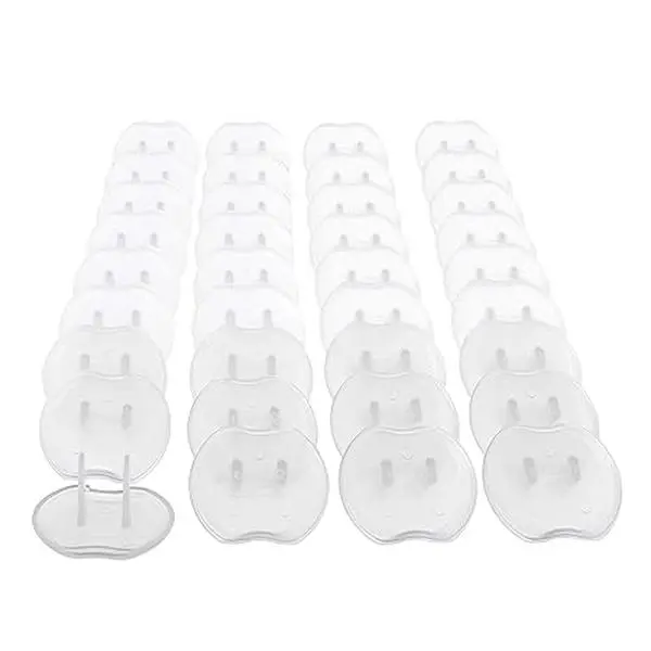 36 Pack Baby Safety Outlet Covers Childproof Electrical Socket Plug Covers for Baby Proofing Clear Outlet Protector Caps for Toddlers Kids & Infants Easy to Install