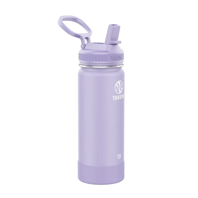 Takeya Actives Insulated Water Bottle With Straw Lid