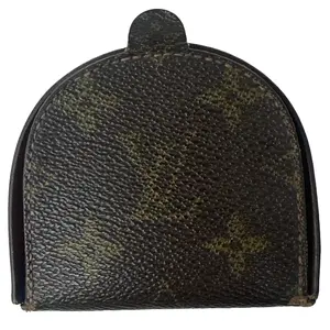 Pre-owned Louis Vuitton Canvas Small Leather Goods Portonet Cuvette Monogram Coin Purse Wallet 189 5