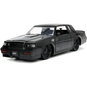 1987 Buick Grand National Blackbird Die Cast Car Big Muscle Black 1:24(Selections May Vary) Jada Jada