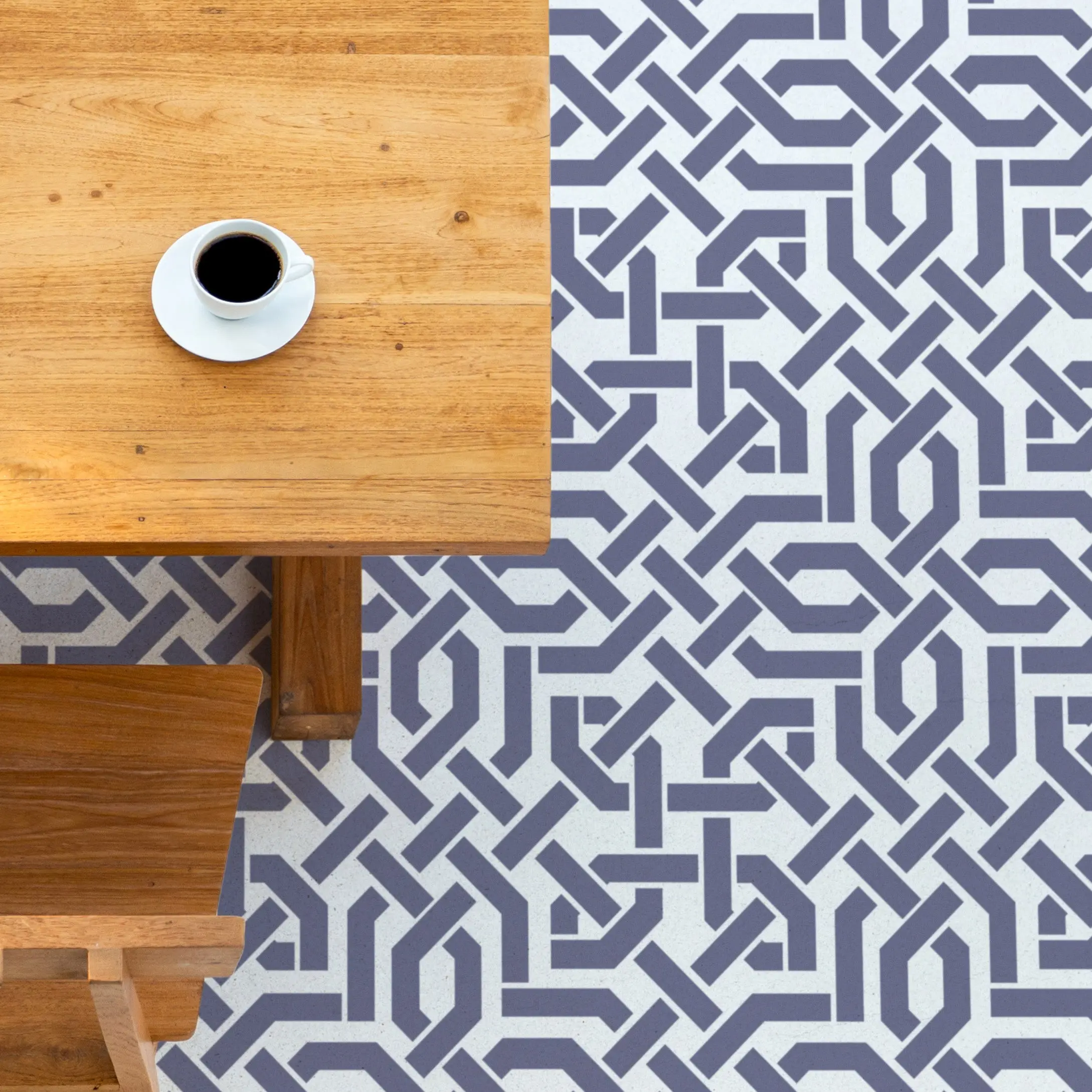 SPAZIO- Large Floor Painting Stencil- Concrete Patio Stencil For Painting