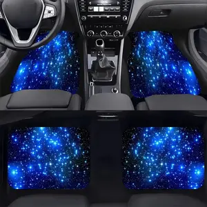 4 Piece High-End Starry Sky Car Floor Mats, Anti-Slip Dustproof Durable Universal Fit, Enhance Driving Fun and Comfort
