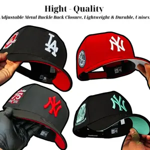 New Era MLB NY Yankees LA Dodgers Baseball Hat – Adjustable 9FORTY 9FIFTY 59FIFTY Snapback Cap Unisex, Premium Embroidered Team Logo, Curved Brim Baseball Cap, Streetwear Fashion, Hip Hop Urban Style, Casual Everyday Wear