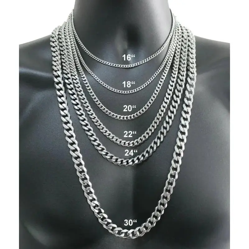 Men's 925 Silver Plated Necklace 2/4/6/8/10/12MM 40-75cm Face Chain Necklace Lobster Clasp Men And Women Engagement Jewelry embroidery  jewelry