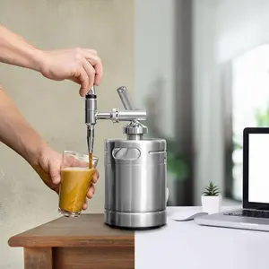 2L Nitro Cold Brew Keg | Stainless Steel Coffee Dispenser