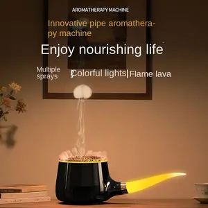 New Pipe Shaped Ultrasonic Humidifier, Automatic Aroma Diffuser, Silent Home Use, Creative Design, Unique Room Decor
