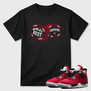 Unisex T-shirt To Match Sneakers Jordan 12 Bloodline - World's Best Certified. 100% Cotton for Casual Wear. Comfortable Summer Unisex T-Shirt to match Jordan Sneaker. Streetwear Style. urban outfitters