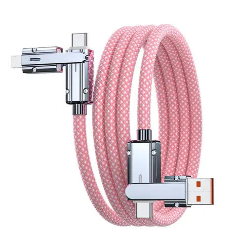 4-in-1 Multi-function Data Cable, PD100W Charging, Dual Type-C 27W Fast Charging Data Cable, Type-C Upgrade Chip Supports Mobile Phones To Charge Mobile Phones, Fast Charging Cord Type C, Type C Charger
