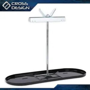 CROSSDESIGN RV Propane Tank Mounting Kit Fit for 20lb LP Tanks Camper Travel Trailer ,Double Gas Tank Cylinder Hitch Frame for RVs, Camping and Trailers 1Set（Tanks, regulator, and pigtails not included）