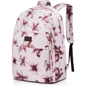 Laptop Backpack for Women,  Business Travel Laptops Backpack with USB  Hole for 17.3inch Laptop Work Bag, Sturdy Daypack  Backpacks  for Teacher  Nurse College