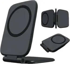 HideFold Ultra-Thin Foldable Magnetic Car Phone Mount 270° Adhesive Cell Phone Holder for Your Car/Gym/Mirror Compatible with iPhone & Android