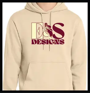 E&S Designs Mid-weight Unisex Cotton/Poly Blend Hoodie