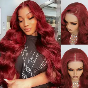 4X6 Glueless Wear to Go Wig - Yaki Body Wave Synthetic Wig Pre Plucked Hairline Pre Cut for Women Soft and Bouncy