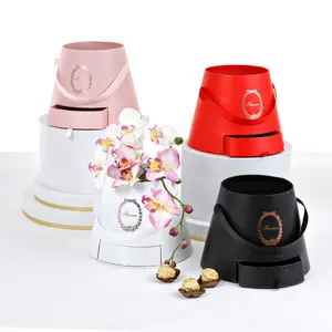 Flower Gift Box, with Tray, Various Colors | W976