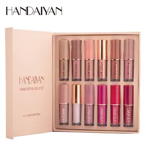 Liquid Lipstick Set - Long Lasting, Smudge-Proof, Waterproof Lip Formula in Matte and Shiny Shades - Cosmetic, Makeup Gift Gloss Lipgloss Glossy Lip Care